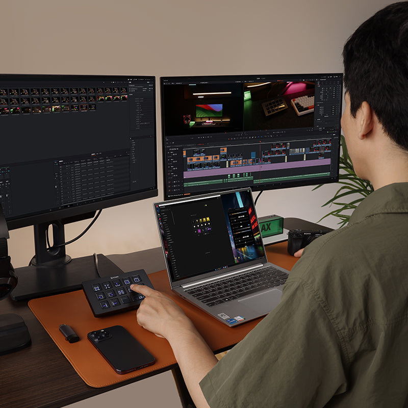Ulanzi D200H Deck Dock – Shortcuts for editing and creating