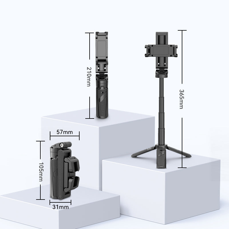 Ulanzi JJ02 stativ pro telefon s ovladačem – Dimensions and height at a glance