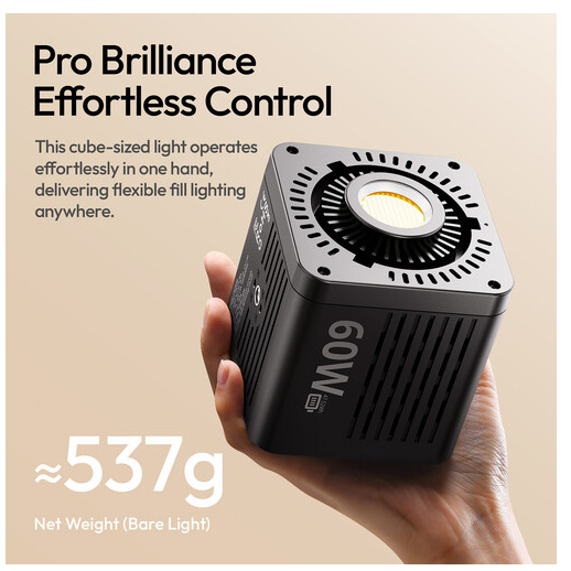 Ulanzi C60 Bi-Color LED světlo – A cube for one hand