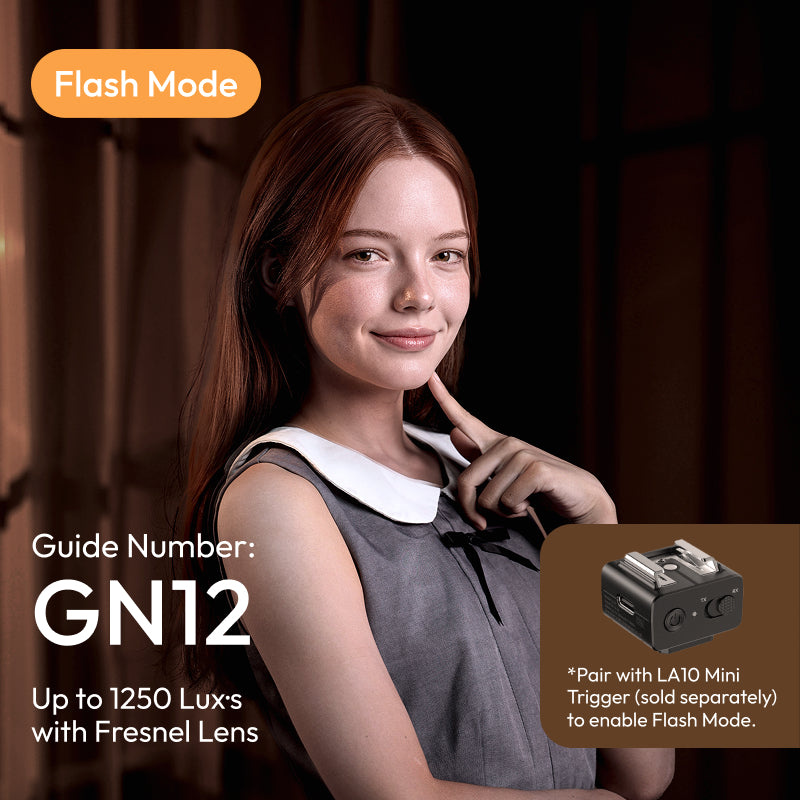 Ulanzi LC60 LightOn – Flash mode for photography