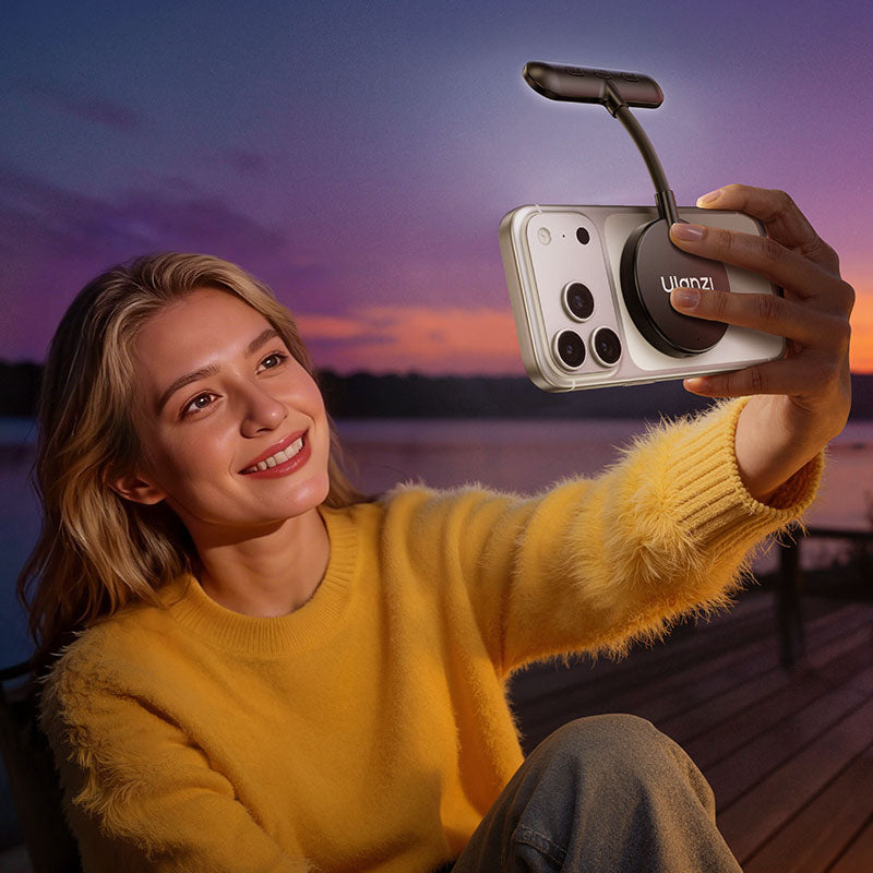 Ulanzi M10 magnetické světlo na telefon – Fill light for selfies and vlogs