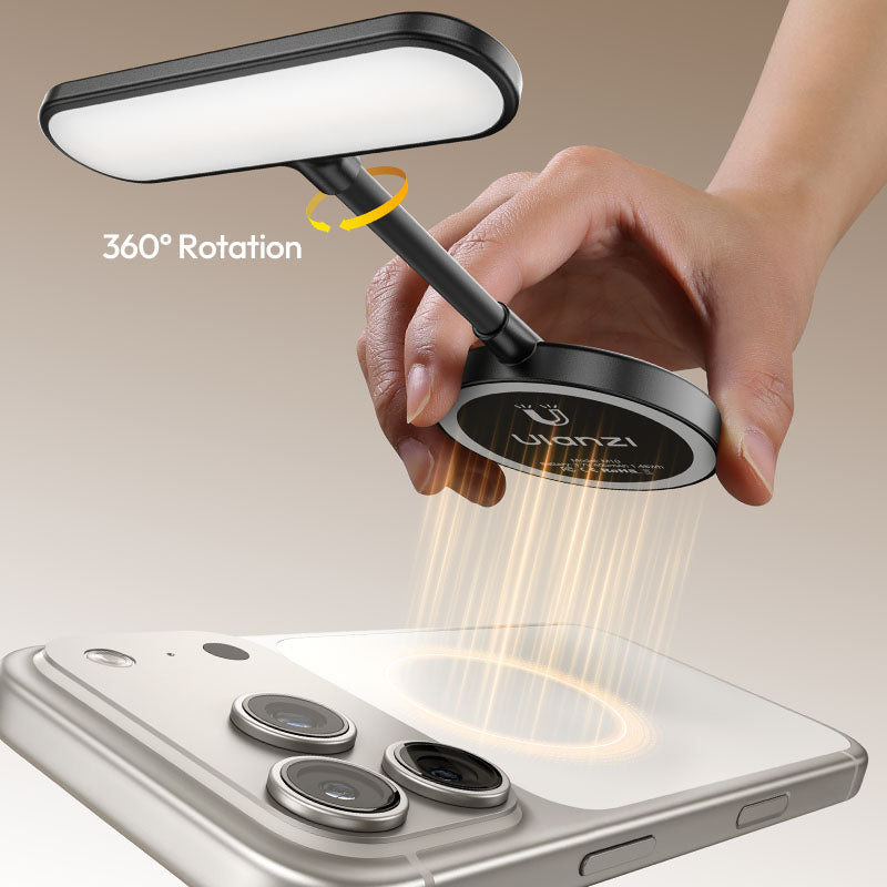 Ulanzi M10 magnetické světlo na telefon – Flexible gooseneck with 360° rotation