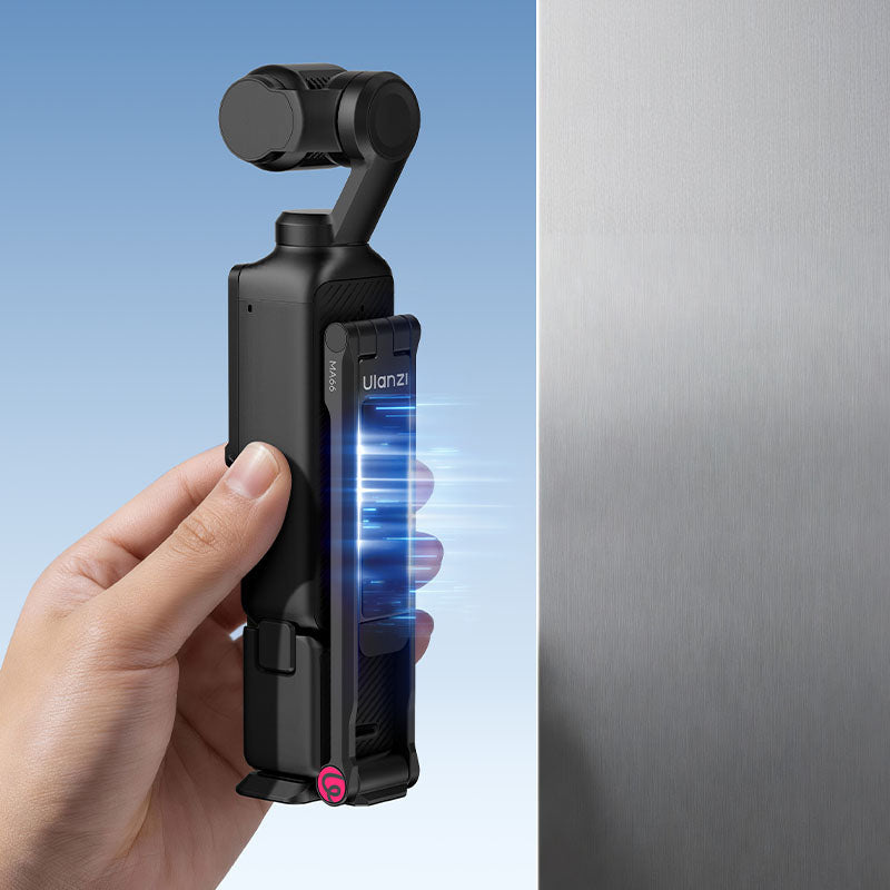 Ulanzi MA66 magnetický ministativ pro DJI Osmo Pocket 3 – The magnet sticks to metal