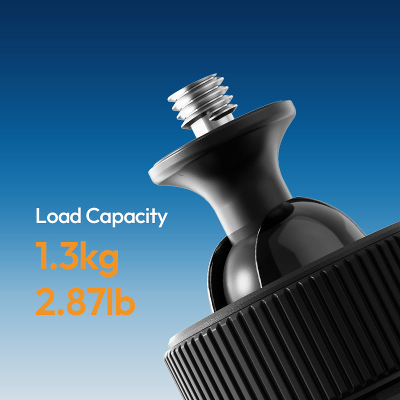 Ulanzi MA93 nabíjecí rukojeť 10 000 mAh se stativem – 1/4″ thread on top and 1.3 kg load capacity