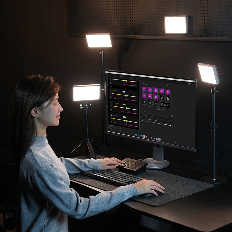 Ulanzi K6500 magnetické video světlo – Control from Ulanzi Studio and Stream Deck D200