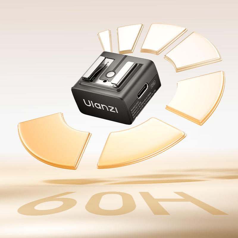 Ulanzi LA10 spoušť blesku – Up to 60 hours of battery life