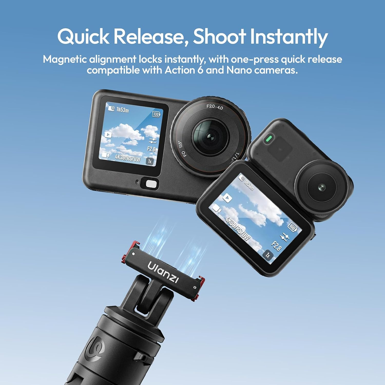 Ulanzi MT18 Action 6 – Magnetic quick release for Action 6 and Nano