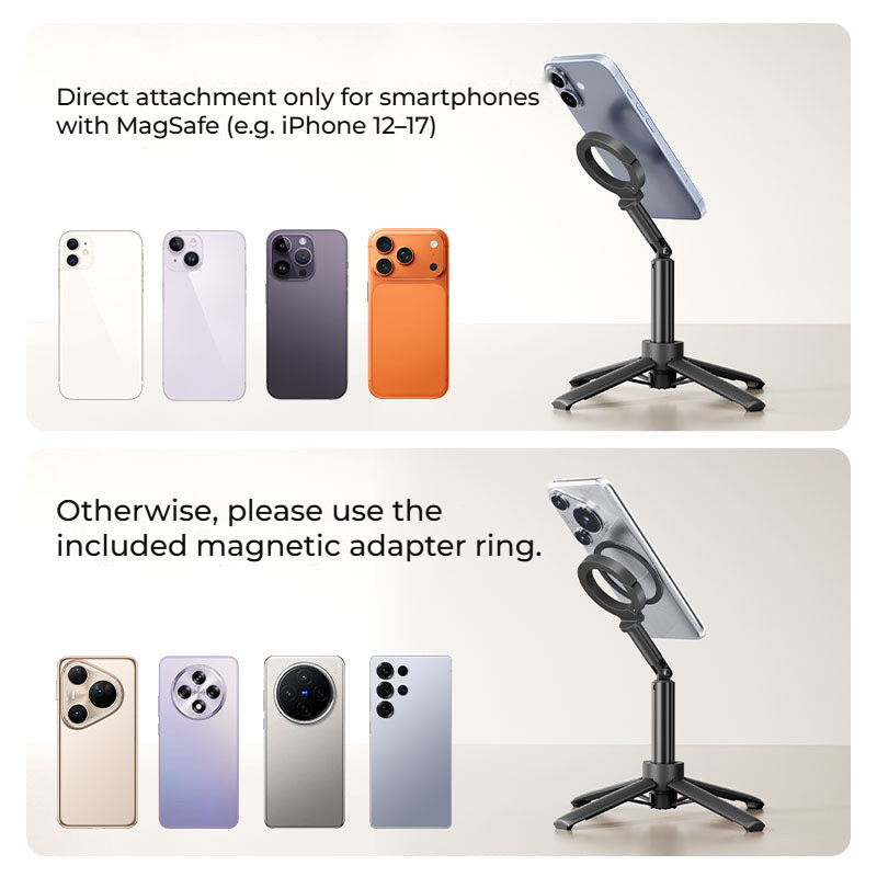 Ulanzi MT71 magnetická selfie tyč – MagSafe, or the adapter ring