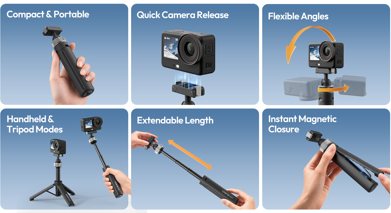Ulanzi MT95 pro DJI Action 5 – Six strengths in one place