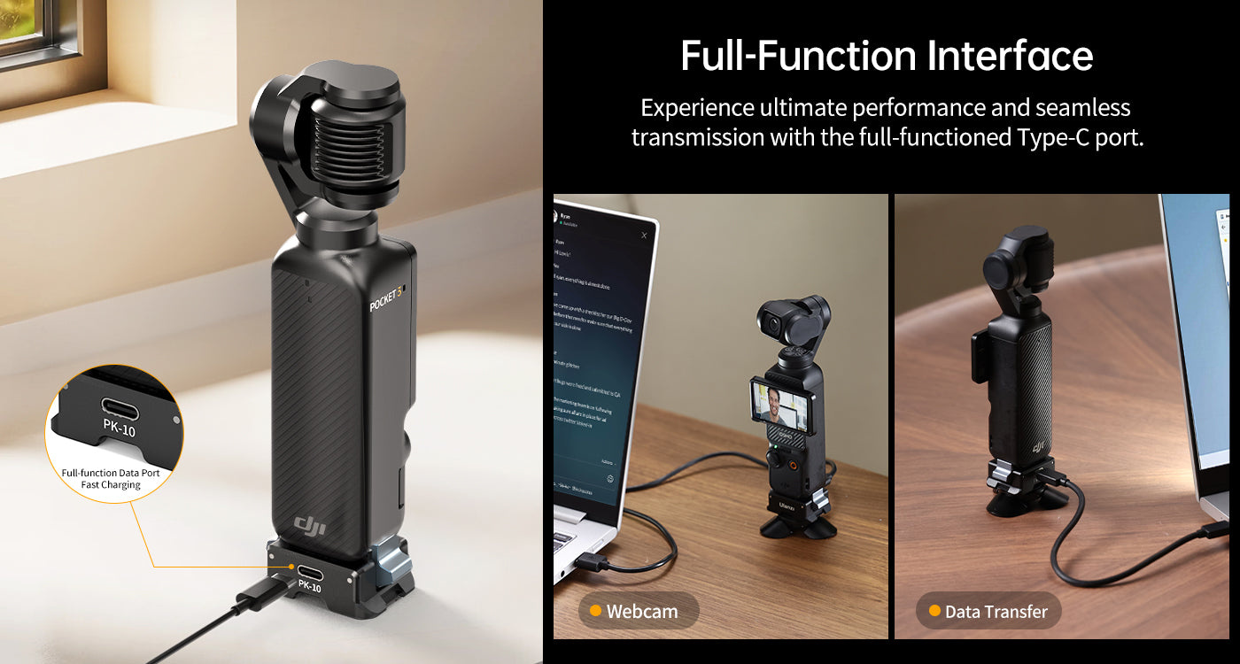 Ulanzi PK-10 pro DJI Osmo Pocket 3 – Full-function USB-C interface