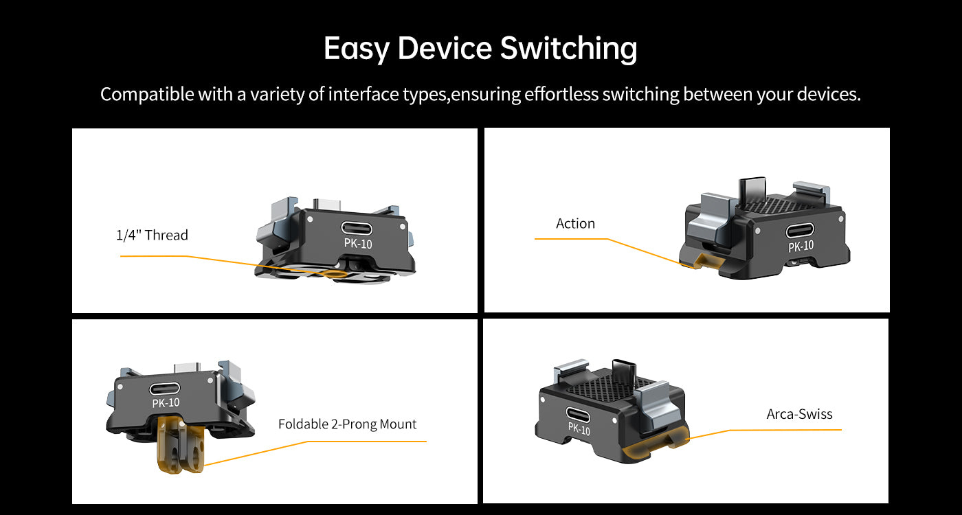 Ulanzi PK-10 pro DJI Osmo Pocket 3 – Easy switching between devices