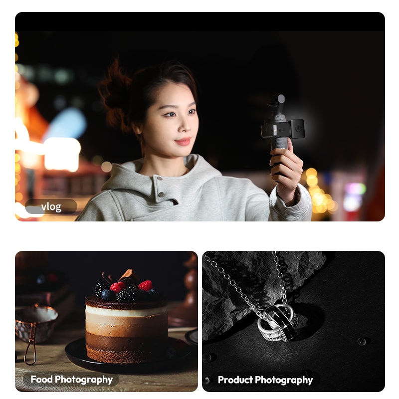 Ulanzi Pocket 3 Mini Light – For vlogs, food and products