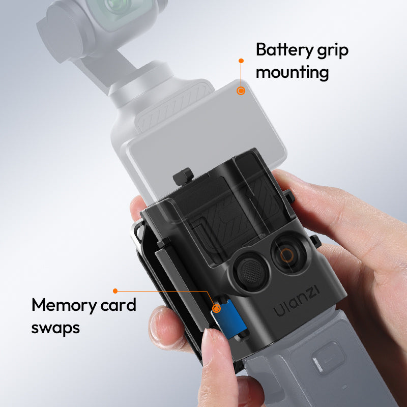 Ulanzi PK15 magnetický držák pro Pocket 3 – Memory card and handle stay free