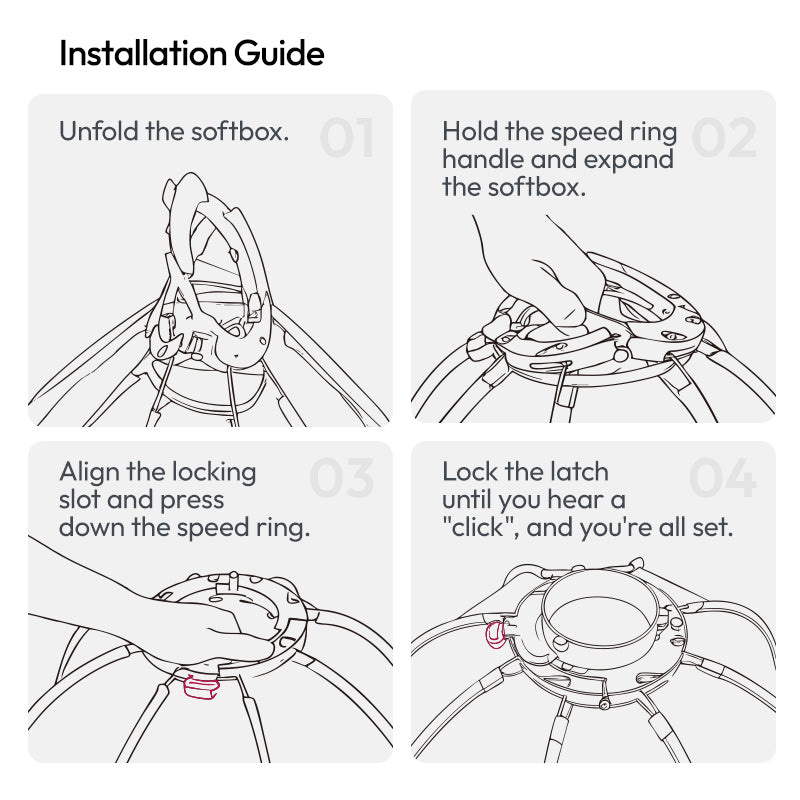 Ulanzi FOLD QS80 softbox 80 cm Bowens – How to set it up