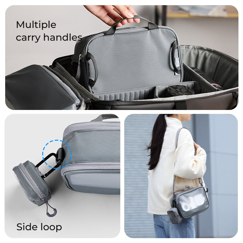 Ulanzi BP15 SeeClear Tech Pouch L – Handles and side loop