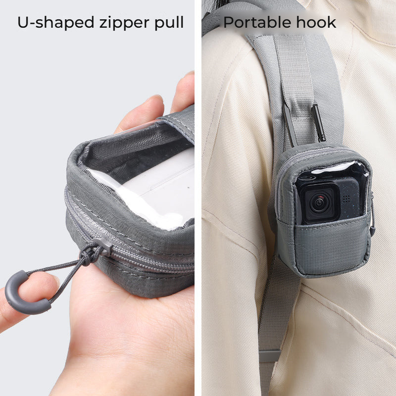 Ulanzi BP15 SeeClear Tech Pouch M – Zipper pull and portable hook