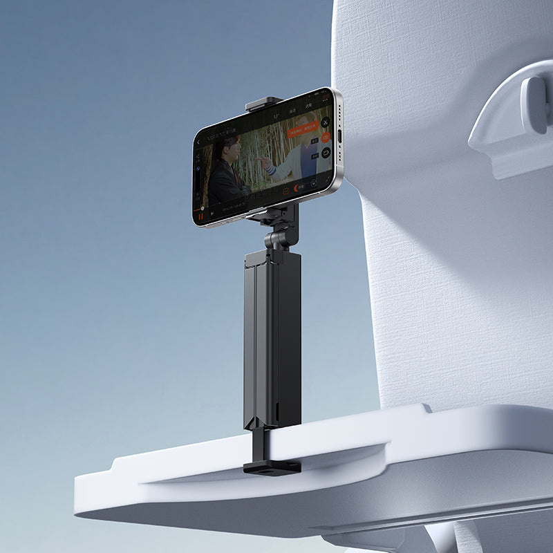 Ulanzi SK-20 Travel Phone Holder – Mounted anywhere, even on a plane