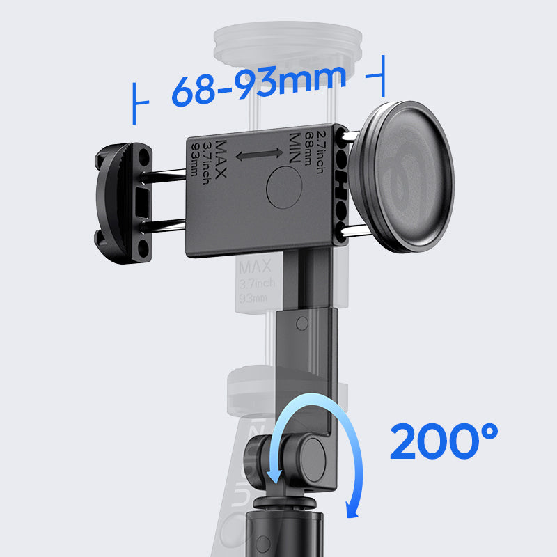 Ulanzi SK26 Portable Selfie Stick Tripod – A clamp for phones 68–93 mm wide