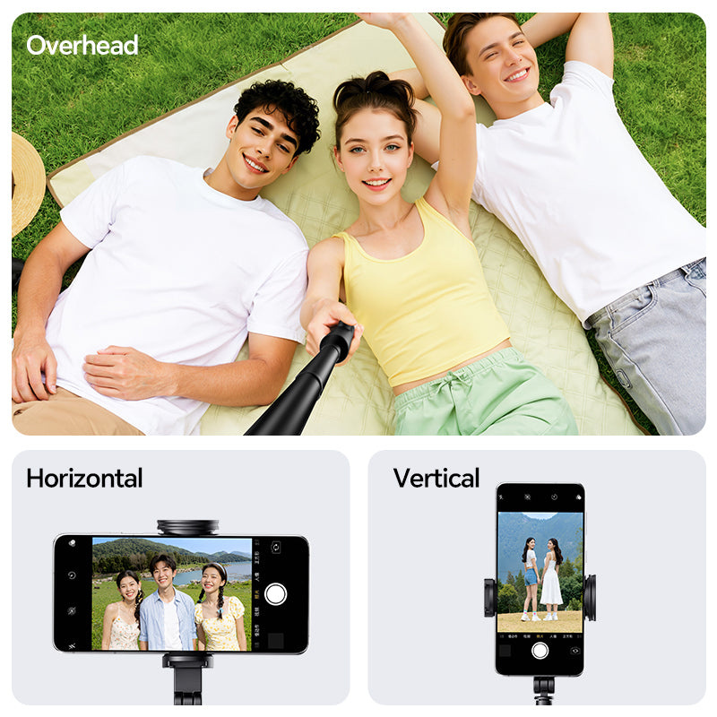 Ulanzi SK26 Portable Selfie Stick Tripod – Landscape and portrait