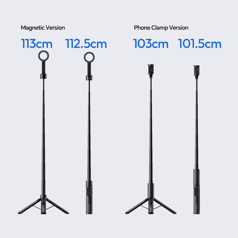 Ulanzi SK26 Portable Selfie Stick Tripod – Version heights