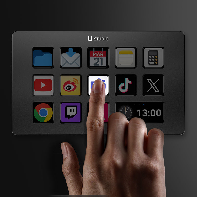 Ulanzi D200 Stream Controller – 13 LCD keys with instant feedback