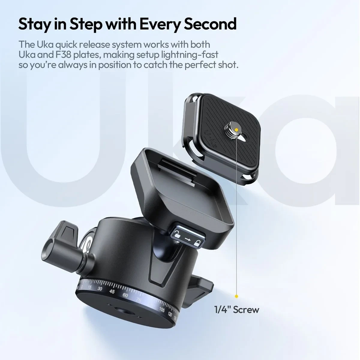 Ulanzi OMBRA II YING cestovní stativ černý – Uka quick release system