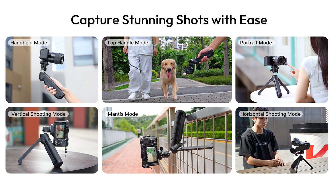 Ulanzi TT38 ClickOpen Tabletop Tripod – Six ways to use it