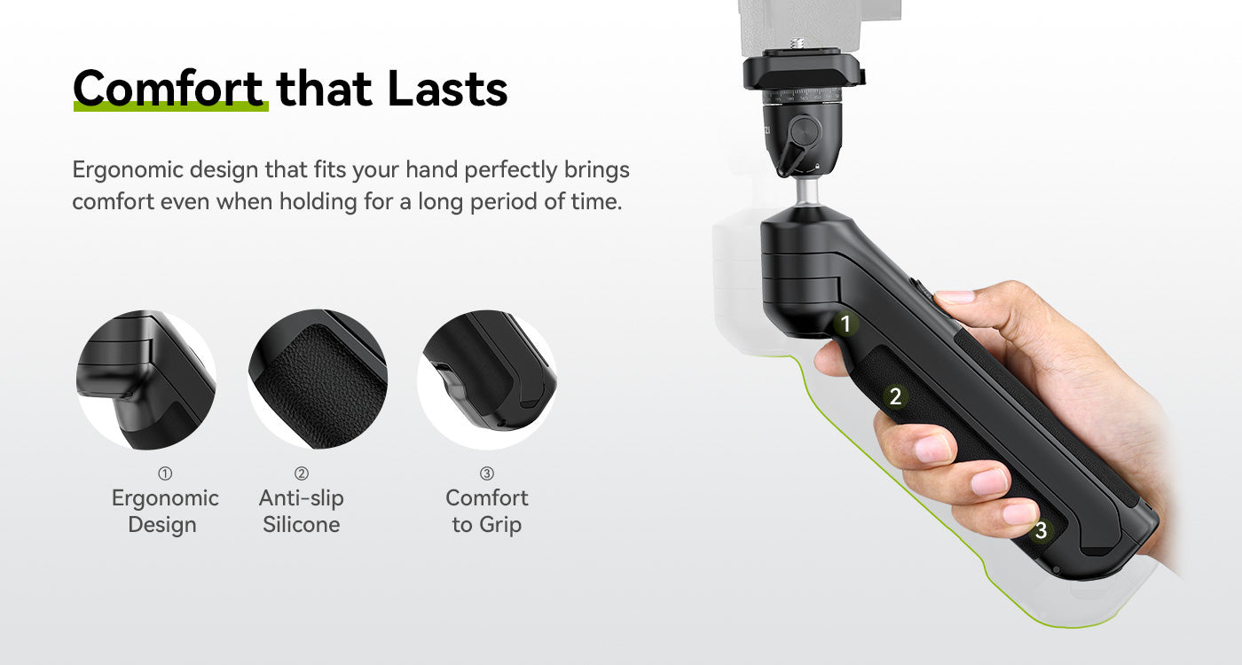 Ulanzi TT38 ClickOpen Tabletop Tripod – Comfort that lasts
