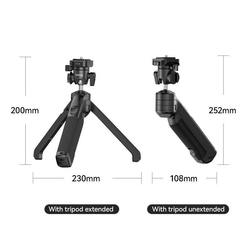 Ulanzi TT38 ClickOpen Tabletop Tripod – Size and weight