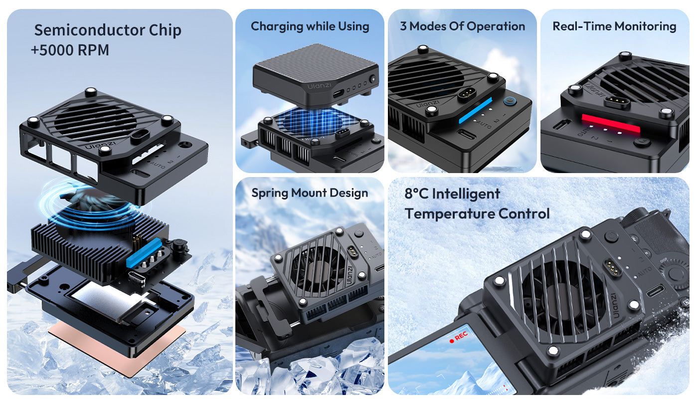 Ulanzi CU01 Thermostatic Semiconductor Kit – CU01 at a glance
