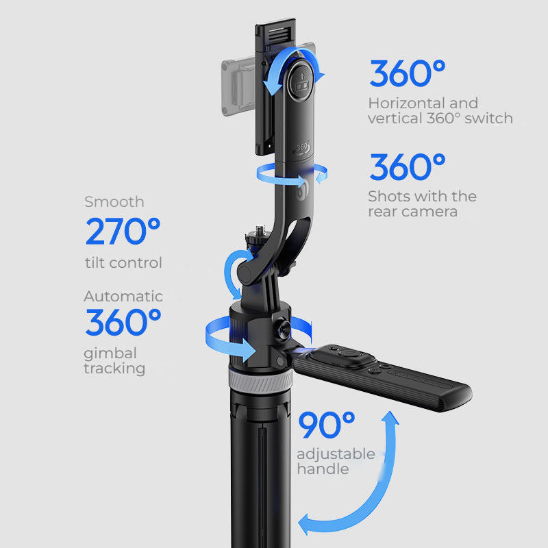 Ulanzi TT23 selfie tyč a stativ s automatickým sledováním – Adjustable 360° and 270° gimbal