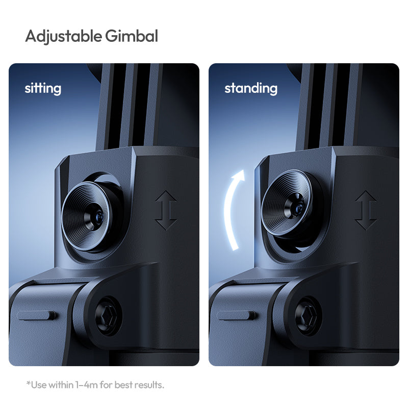 Ulanzi TT23M magnetická selfie tyč se stativem – Adjustable gimbal for sitting and standing