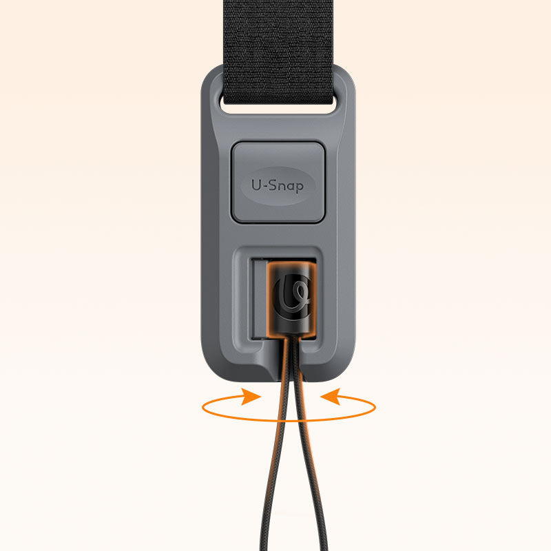 Ulanzi CSS2 U-Snap Camera Shoulder Strap Astral Blue – Cylindrical connectors prevent tangling