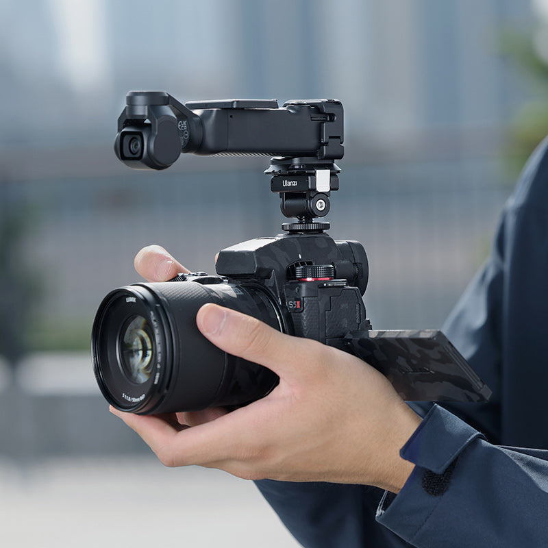 Ulanzi PK13 Uka Expansion Adapter for DJI Osmo Pocket 3 – Pocket 3 above your camera
