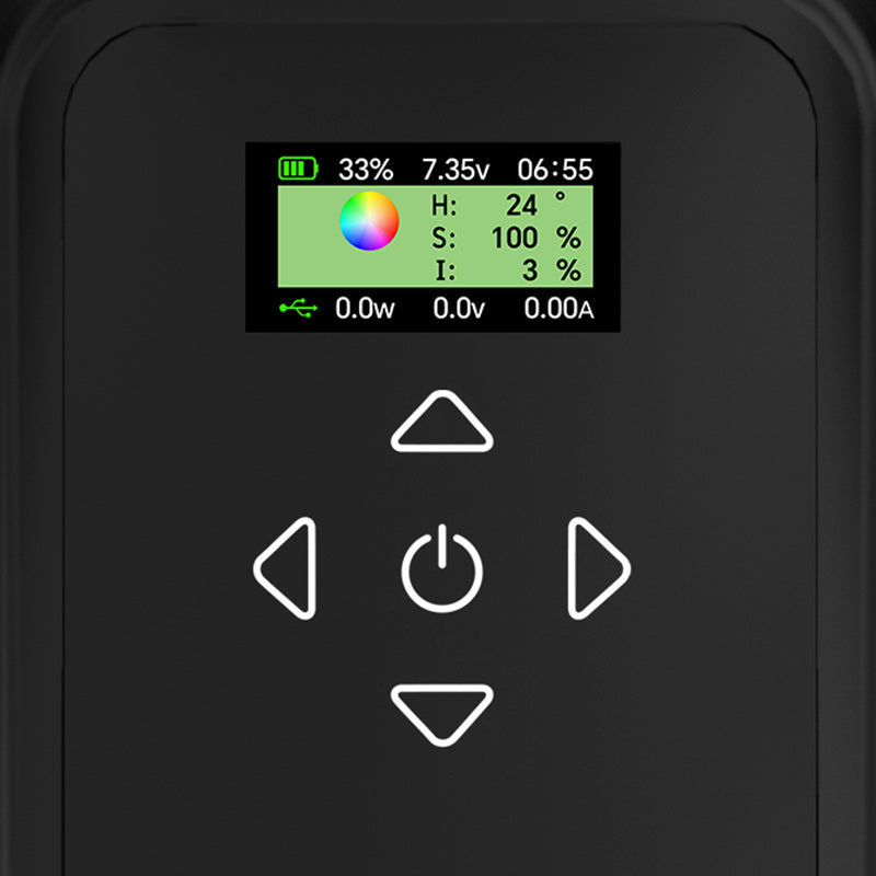 Ulanzi UA20C 20W RGB Magnetic Air Tube Light – A clear display and controls