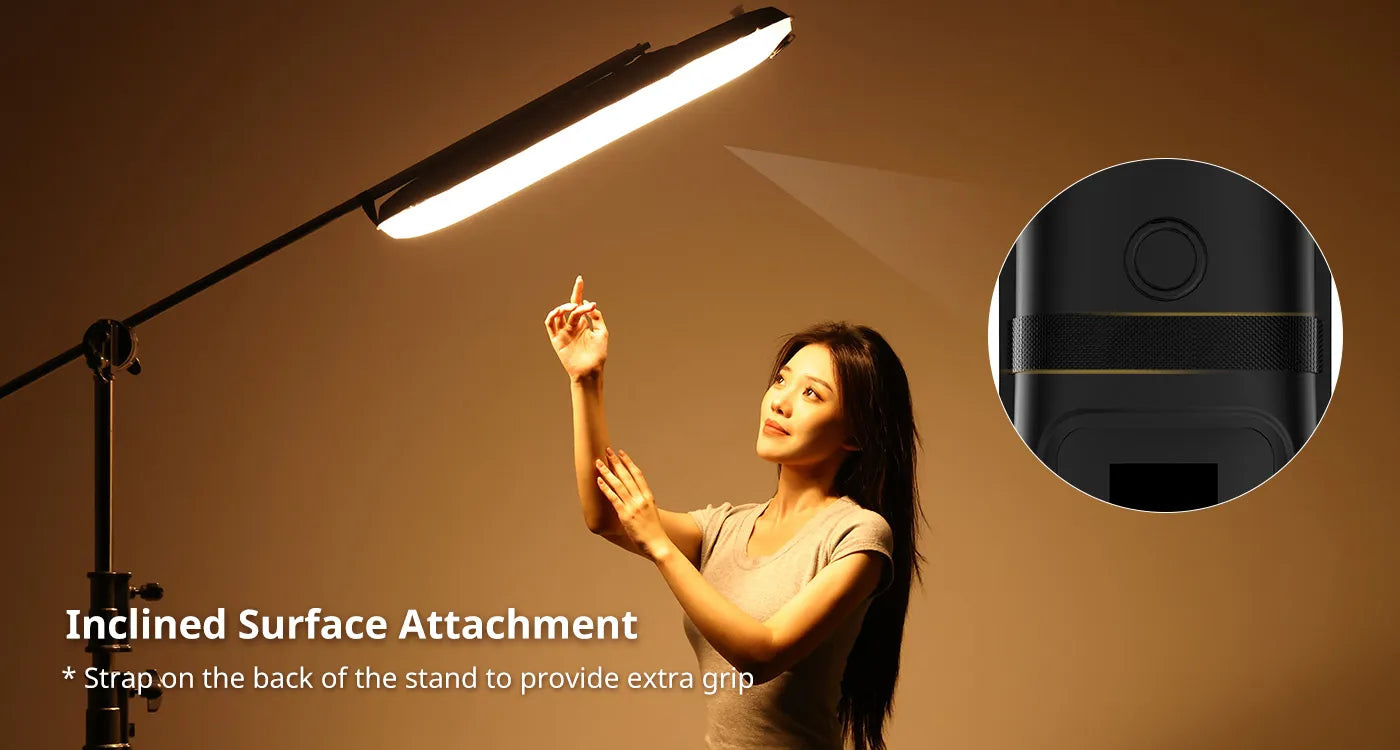 Ulanzi UA20 20W nafukovací světlo – Inclined surface attachment
