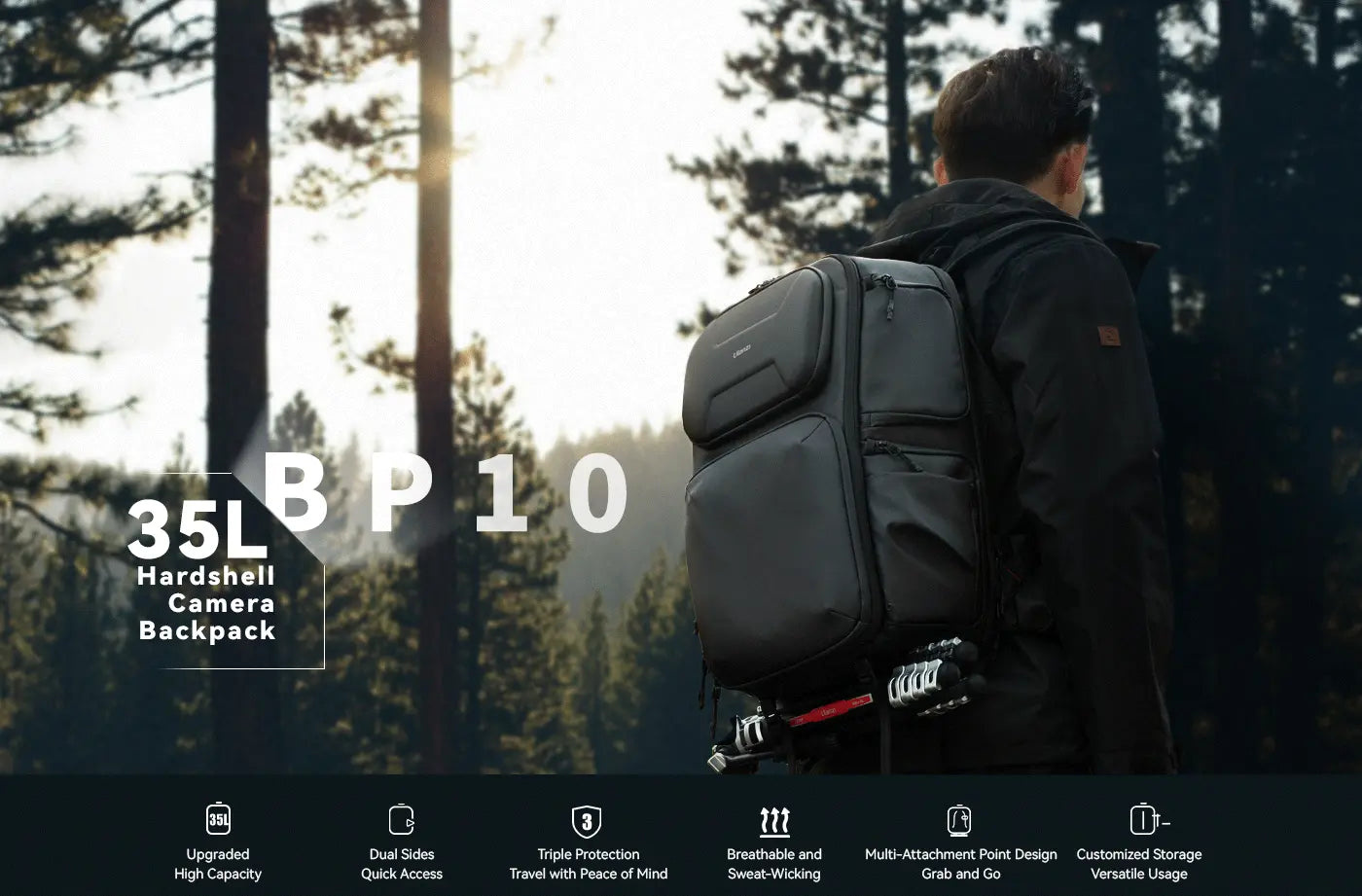 Ulanzi BP10 Hardshell Camera Backpack
