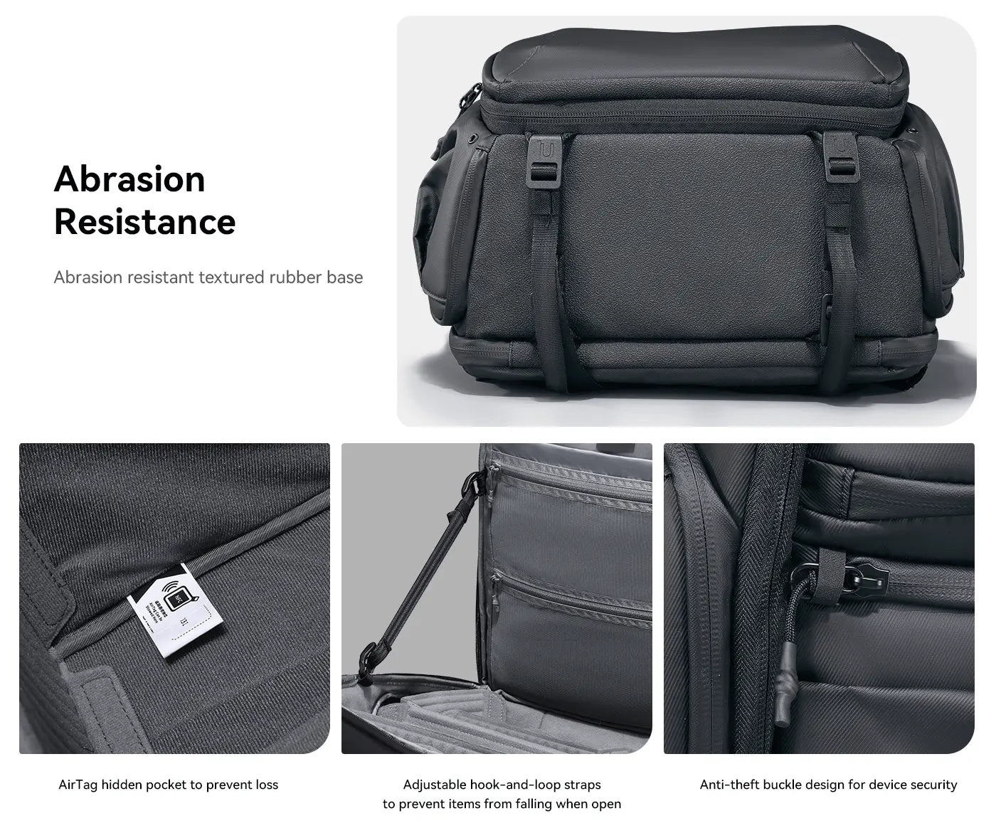 Ulanzi BP10 Hardshell Camera Backpack – Abrasion and theft resistance