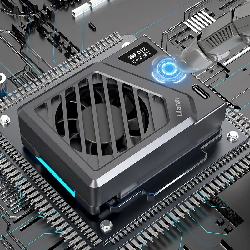 Ulanzi CA25 chladicí ventilátor pro fotoaparáty – Heat removed from the electronics