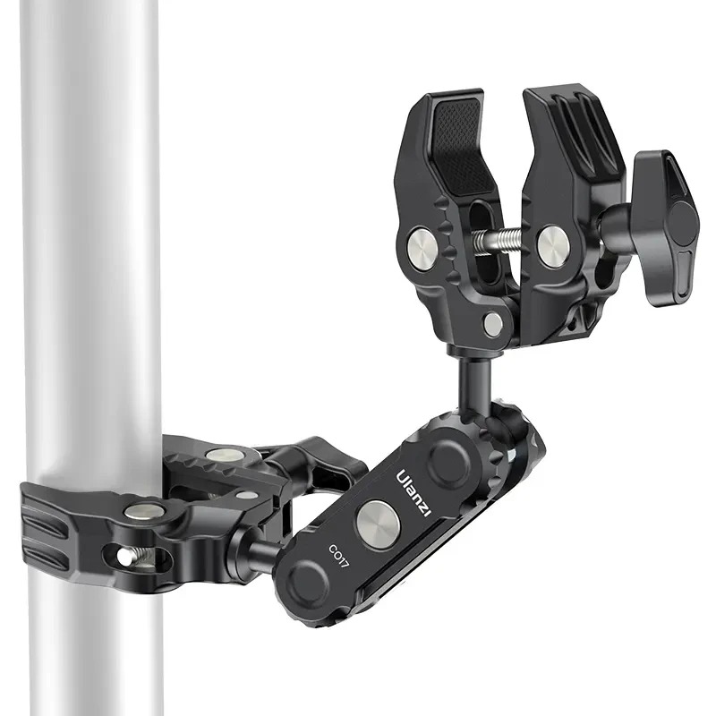 Ulanzi CO17 Super Clamp s dvojitou kulovou hlavou – Clamping on tubes and poles