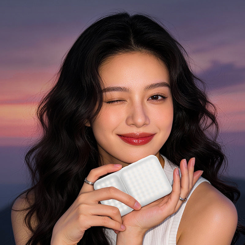Ulanzi GL01 GlowUp světlo (Peach Snow) – Pocket size