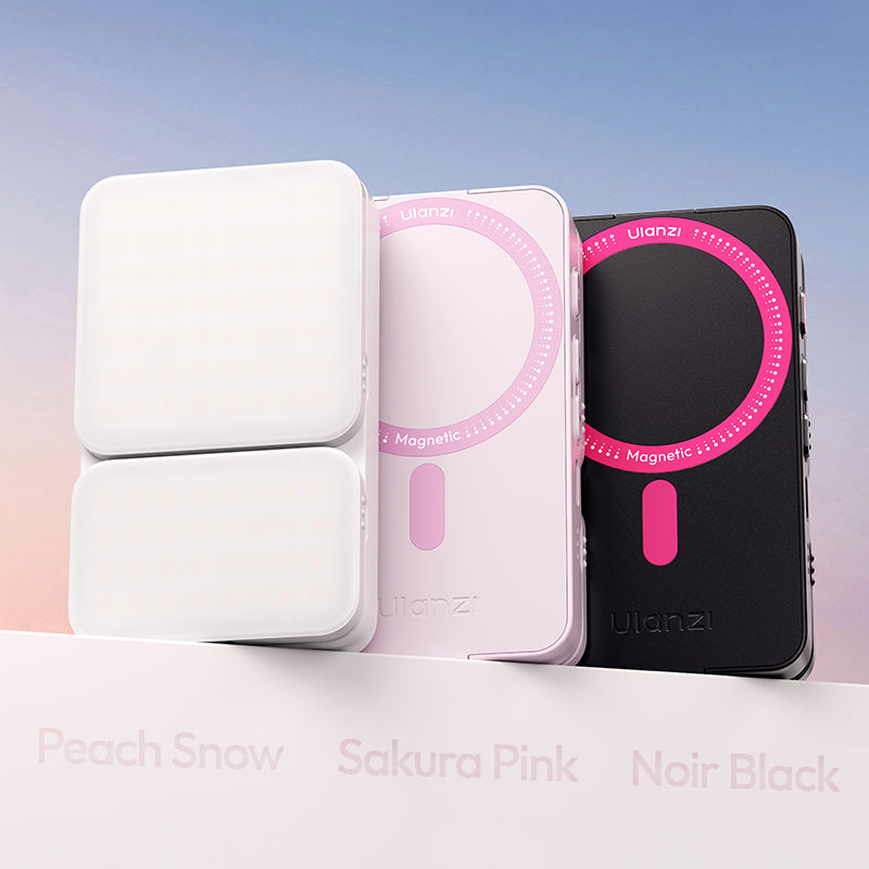 Ulanzi GL01 GlowUp světlo (Noir Black) – Three colour options