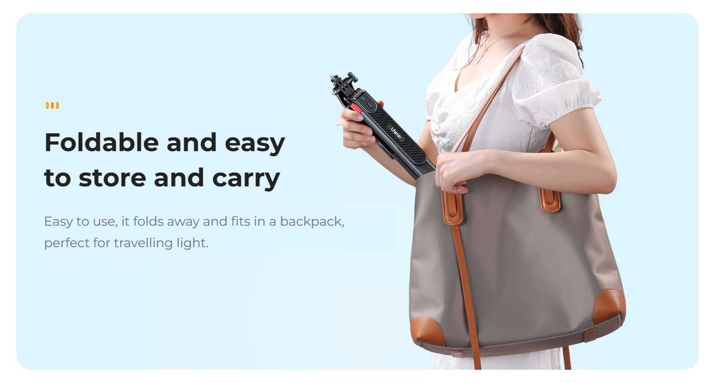 Ulanzi MA09 selfie tyč – Foldable and compact
