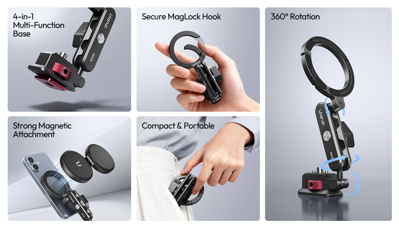 Ulanzi MA56 4-in-1 MagLock Phone Mount – Key features at a glance
