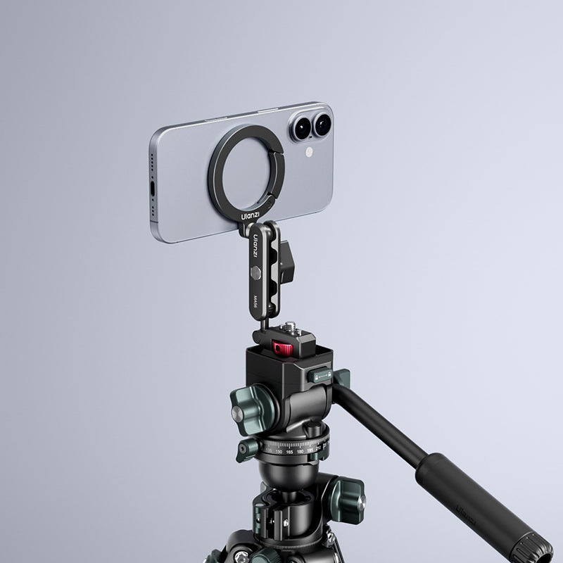 Ulanzi MA56 4-in-1 MagLock Phone Mount – Straight onto a Uka tripod