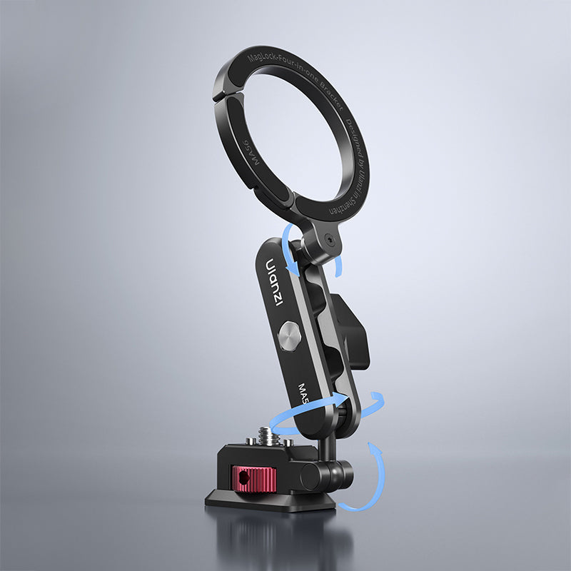 Ulanzi MA56 4-in-1 MagLock Phone Mount – Dual ball head with 360° rotation