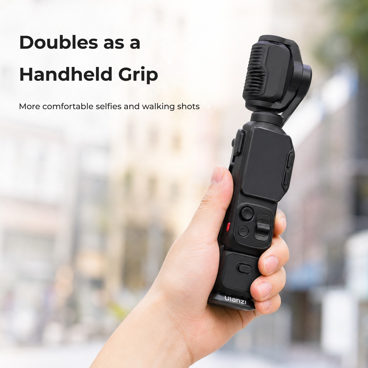 Ulanzi MA66L Black – A grip for selfies and vlogs