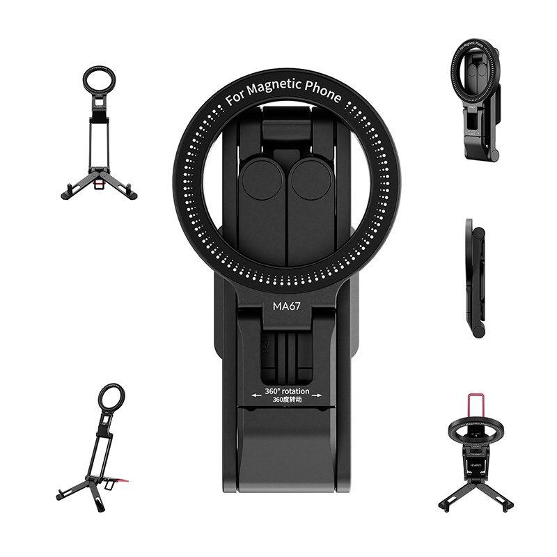 Ulanzi MA67 Silver – Desk, hand, magnet or hook