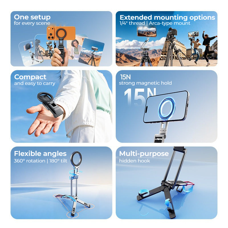 Ulanzi MA67 Silver – One setup for every scene