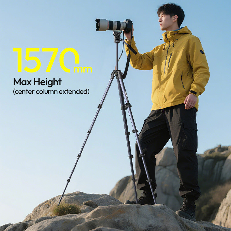 Ulanzi OMBRA Video II XIANG stativ – Five sections, up to 156 cm